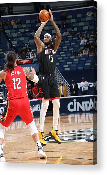 Smoothie King Center Acrylic Print featuring the photograph Demarcus Cousins by Layne Murdoch Jr.