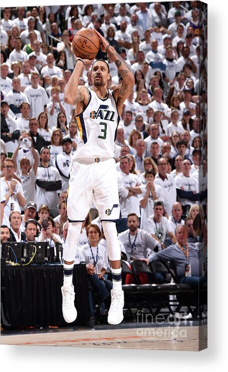 George Hill Acrylic Print featuring the photograph George Hill by Andrew D. Bernstein