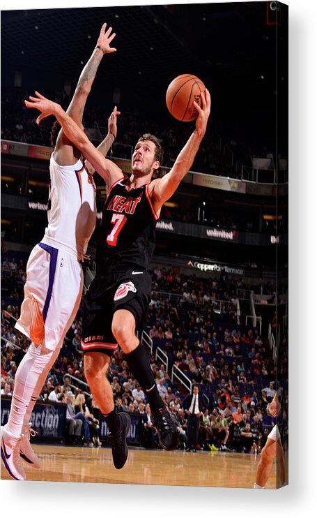 Goran Dragic Acrylic Print featuring the photograph Goran Dragic #2 by Barry Gossage