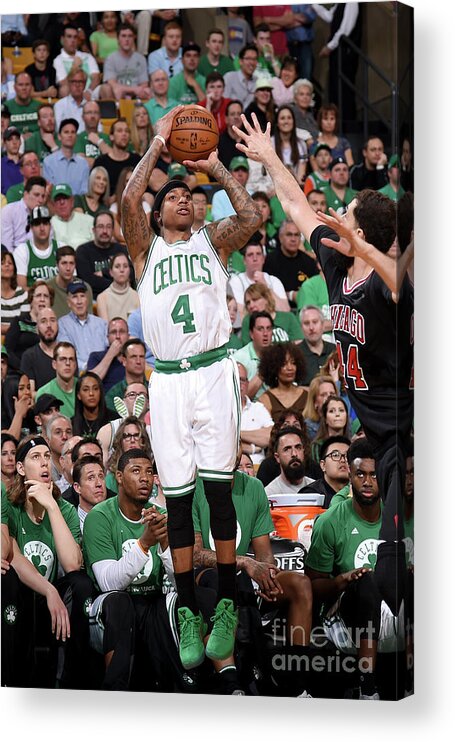 Playoffs Acrylic Print featuring the photograph Isaiah Thomas by Brian Babineau