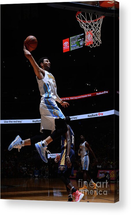 Jamal Murray Acrylic Print featuring the photograph Jamal Murray by Bart Young