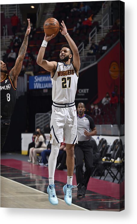 Jamal Murray Acrylic Print featuring the photograph Jamal Murray #2 by David Liam Kyle