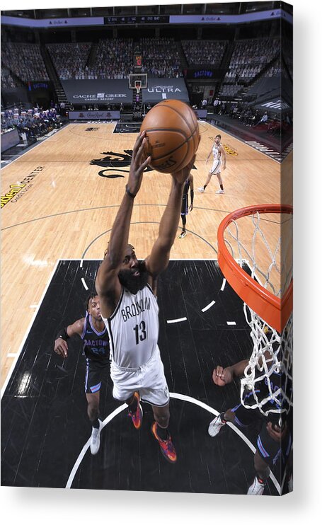 James Harden Acrylic Print featuring the photograph James Harden #2 by Rocky Widner