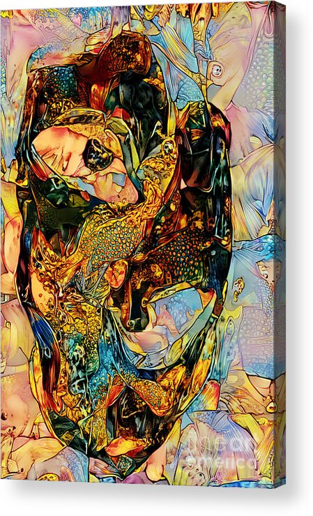 Contemporary Art Acrylic Print featuring the digital art 4 by Jeremiah Ray
