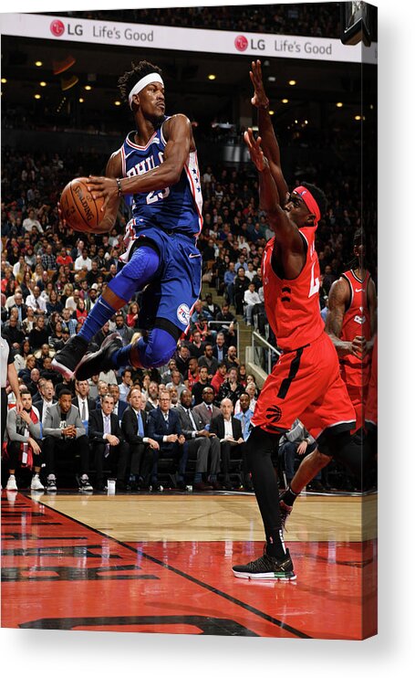 Nba Pro Basketball Acrylic Print featuring the photograph Jimmy Butler by Ron Turenne