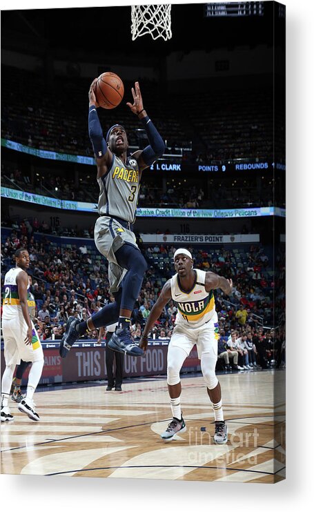 Smoothie King Center Acrylic Print featuring the photograph Jrue Holiday by Layne Murdoch Jr.