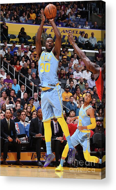 Julius Randle Acrylic Print featuring the photograph Julius Randle by Andrew D. Bernstein