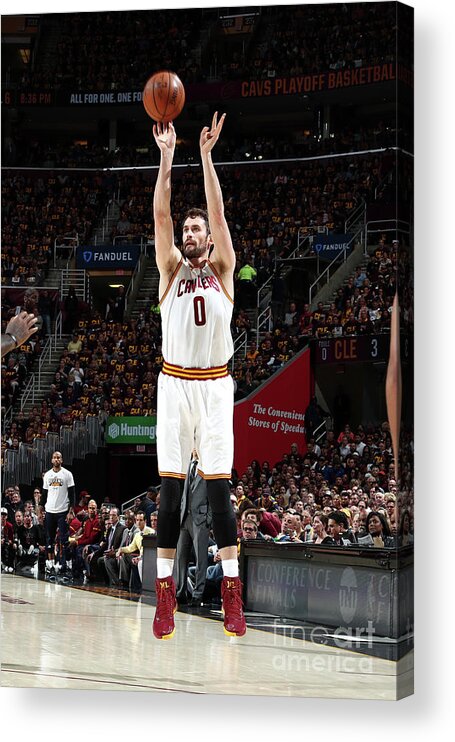 Kevin Love Acrylic Print featuring the photograph Kevin Love #2 by Nathaniel S. Butler