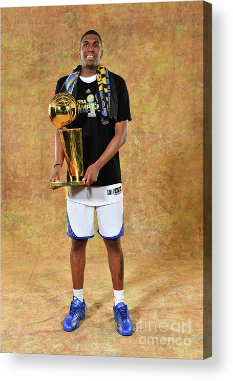 Playoffs Acrylic Print featuring the photograph Kevon Looney by Jesse D. Garrabrant