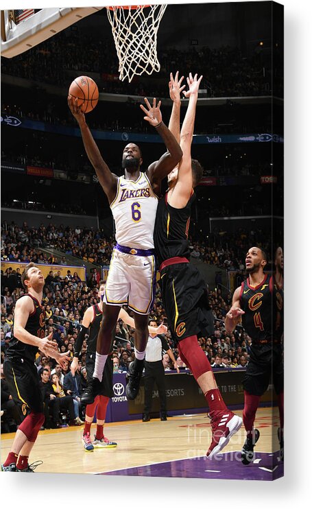 Nba Pro Basketball Acrylic Print featuring the photograph Lance Stephenson by Andrew D. Bernstein