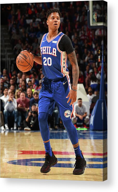 Markelle Fultz Acrylic Print featuring the photograph Markelle Fultz #2 by David Dow