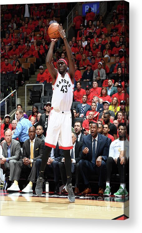 Playoffs Acrylic Print featuring the photograph Pascal Siakam by Andrew D. Bernstein
