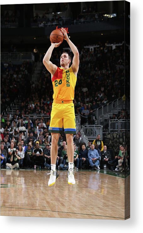 Nba Pro Basketball Acrylic Print featuring the photograph Pat Connaughton by Gary Dineen