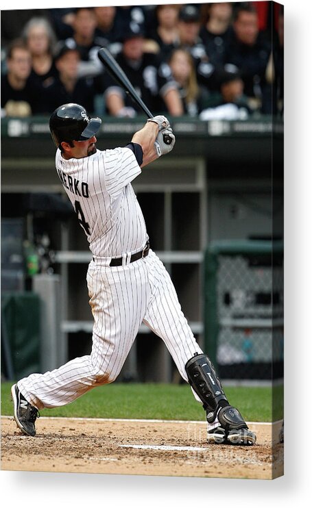 Playoffs Acrylic Print featuring the photograph Paul Konerko by Jamie Squire
