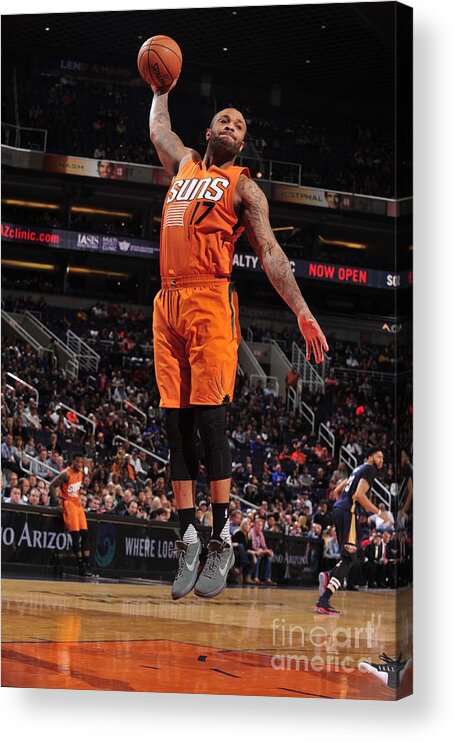 Nba Pro Basketball Acrylic Print featuring the photograph P.j. Tucker by Barry Gossage