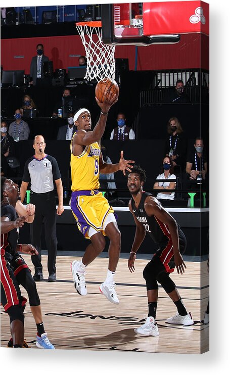 Playoffs Acrylic Print featuring the photograph Rajon Rondo by Nathaniel S. Butler