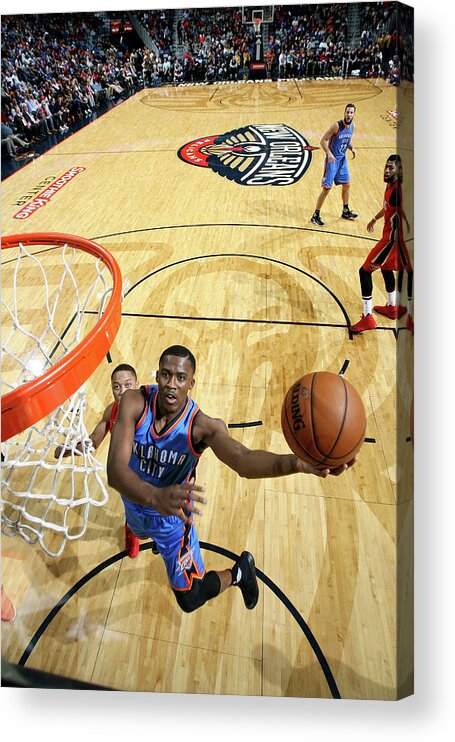 Smoothie King Center Acrylic Print featuring the photograph Semaj Christon by Layne Murdoch