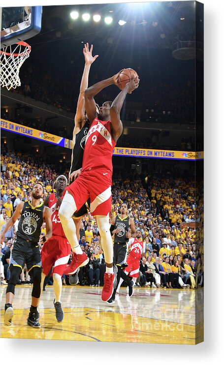 Playoffs Acrylic Print featuring the photograph Serge Ibaka by Andrew D. Bernstein