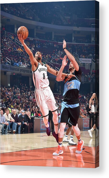 Nba Pro Basketball Acrylic Print featuring the photograph Spencer Dinwiddie by David Liam Kyle