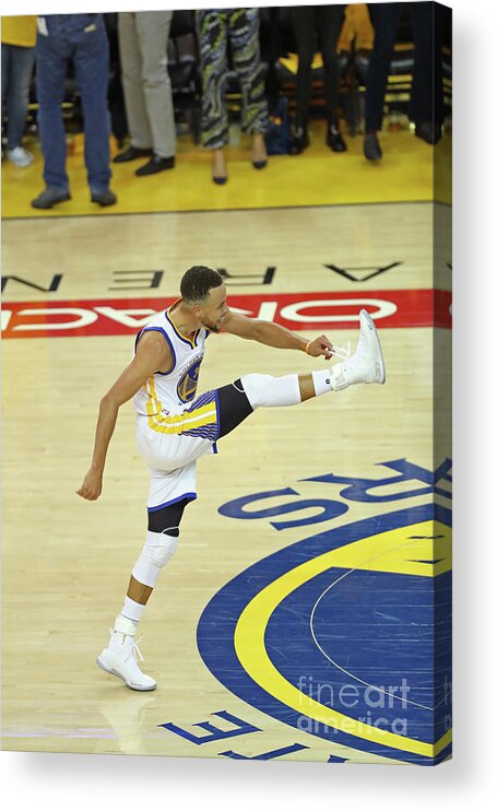 Playoffs Acrylic Print featuring the photograph Stephen Curry by Joe Murphy