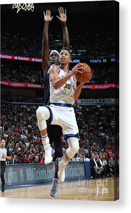 Smoothie King Center Acrylic Print featuring the photograph Stephen Curry by Layne Murdoch