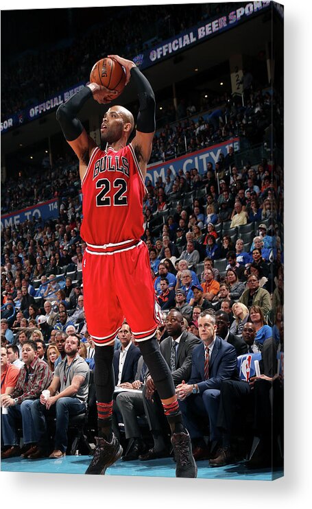 Taj Gibson Acrylic Print featuring the photograph Taj Gibson #2 by Layne Murdoch