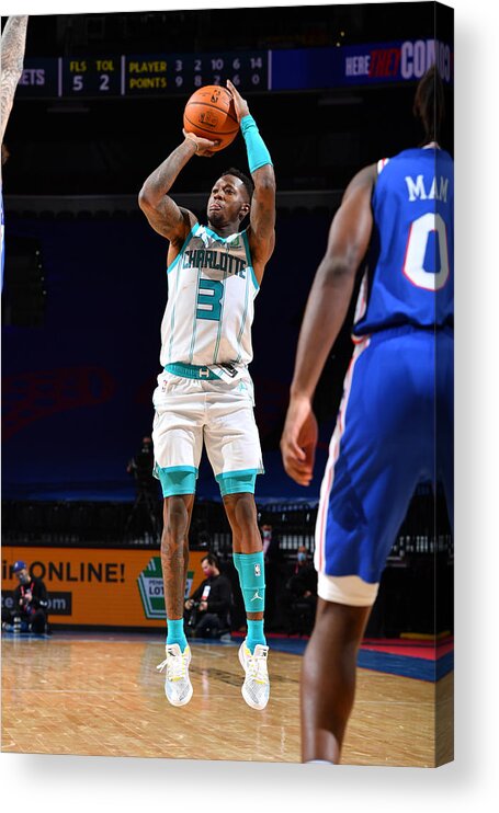 Terry Rozier Acrylic Print featuring the photograph Terry Rozier by Jesse D. Garrabrant