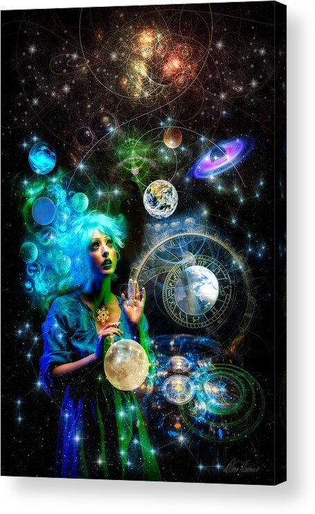Astrology Acrylic Print featuring the photograph The Astrologer #2 by Diana Haronis