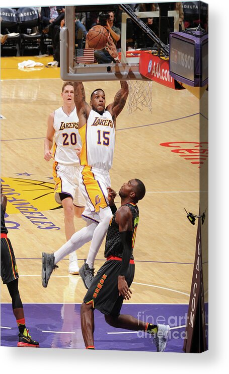 Nba Pro Basketball Acrylic Print featuring the photograph Thomas Robinson by Andrew D. Bernstein