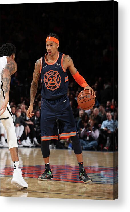 Nba Pro Basketball Acrylic Print featuring the photograph Trey Burke by Nathaniel S. Butler