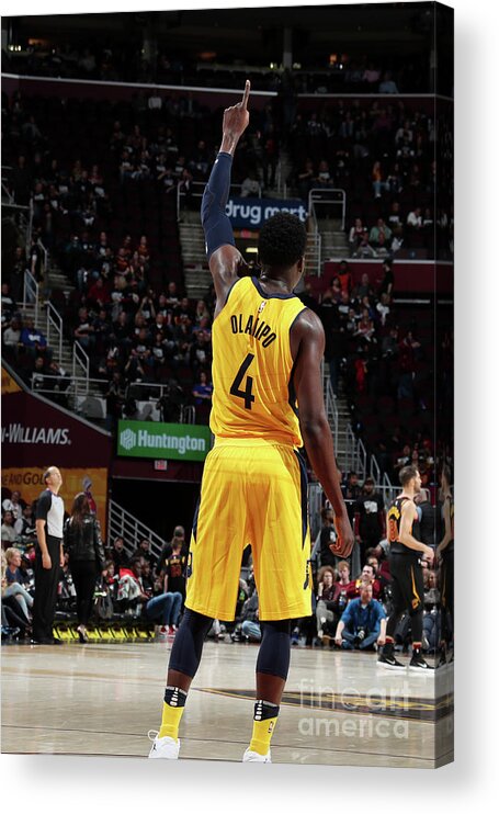 Victor Oladipo Acrylic Print featuring the photograph Victor Oladipo by Nathaniel S. Butler