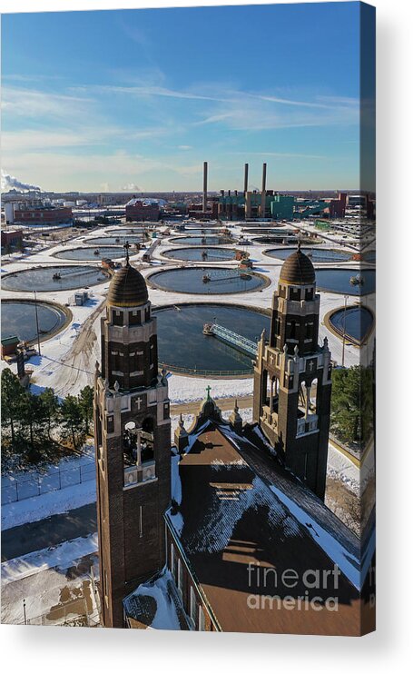 Sewage Acrylic Print featuring the photograph Water Recycling #2 by Jim West