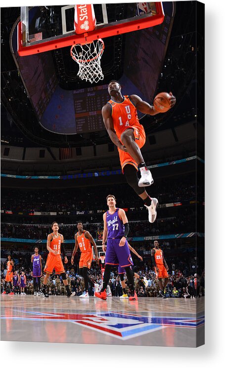 Zion Williamson Acrylic Print featuring the photograph Zion Williamson #2 by Jesse D. Garrabrant