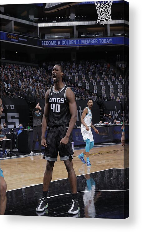Harrison Barnes Acrylic Print featuring the photograph Harrison Barnes by Rocky Widner