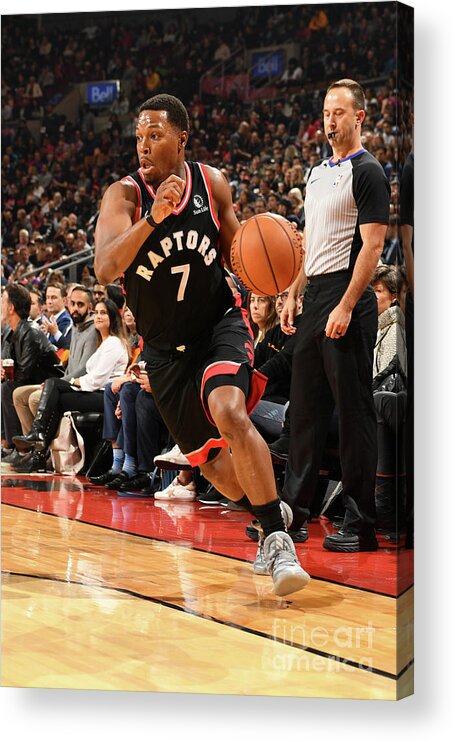 Kyle Lowry Acrylic Print featuring the photograph Kyle Lowry by Ron Turenne