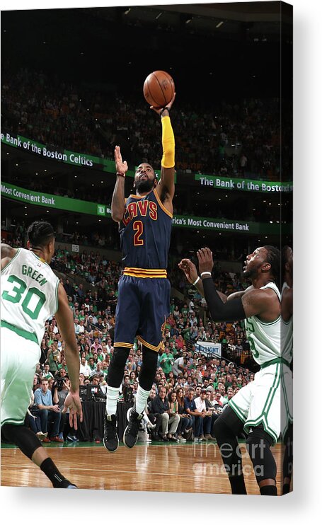Playoffs Acrylic Print featuring the photograph Kyrie Irving by Nathaniel S. Butler