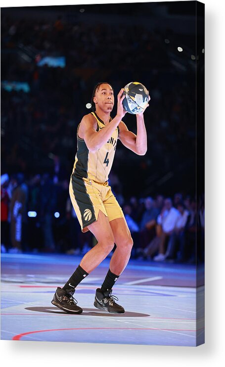 Kia Acrylic Print featuring the photograph 2024 NBA All Star - KIA Skills Challenge by Nathaniel S. Butler