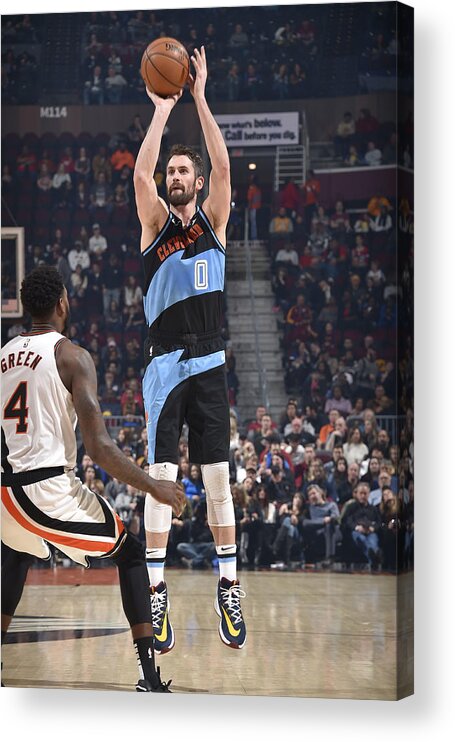 Kevin Love Acrylic Print featuring the photograph Kevin Love #21 by David Liam Kyle
