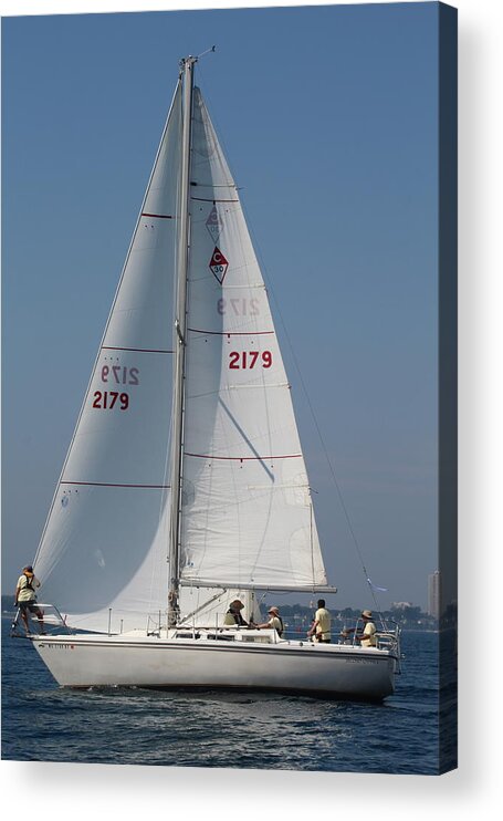 Acrylic Print featuring the photograph The race #24 by Jean Wolfrum