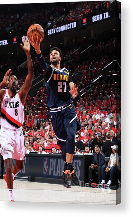 Jamal Murray Acrylic Print featuring the photograph Jamal Murray #25 by Garrett Ellwood