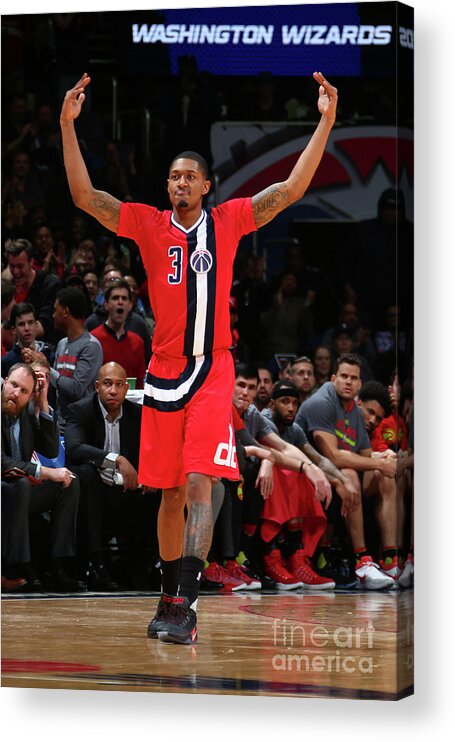 Bradley Beal Acrylic Print featuring the photograph Bradley Beal by Ned Dishman
