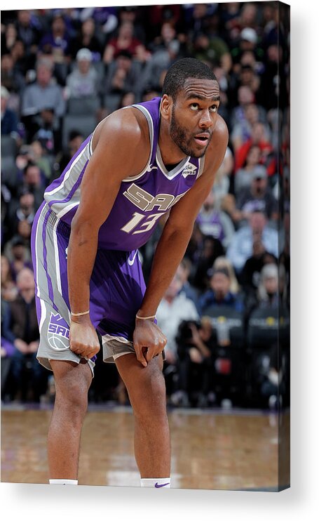 Nba Pro Basketball Acrylic Print featuring the photograph Alec Burks by Rocky Widner