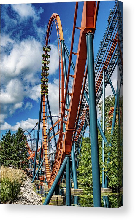  Acrylic Print featuring the photograph Cedar Point Sandusky Ohio 2022 #3 by Dave Morgan