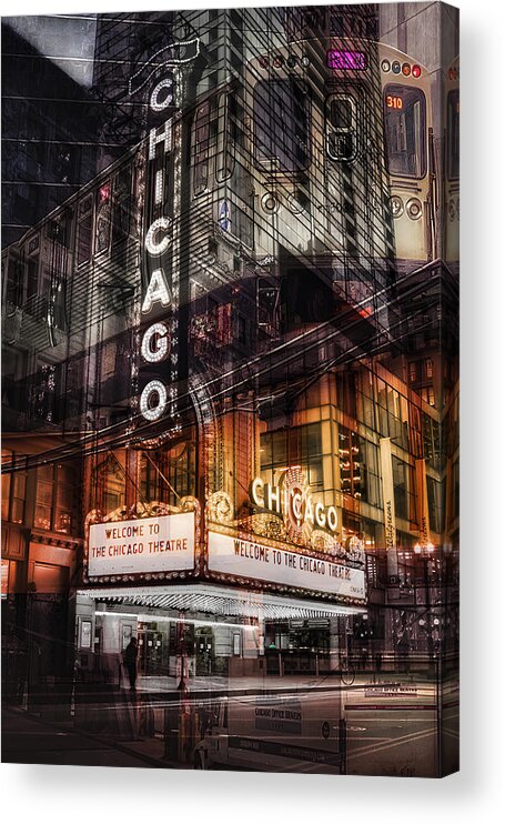  Acrylic Print featuring the photograph Chicago #3 by Tony HUTSON