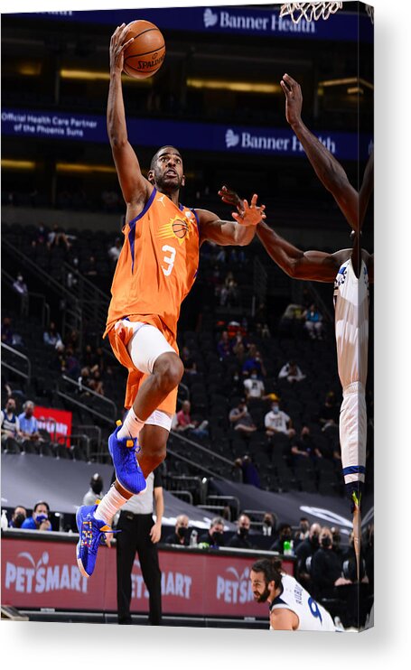 Chris Paul Acrylic Print featuring the photograph Chris Paul #3 by Barry Gossage