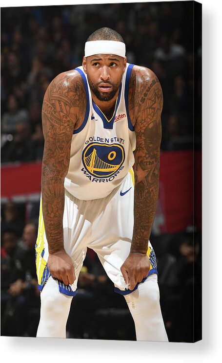 Demarcus Cousins Acrylic Print featuring the photograph Demarcus Cousins by Andrew D. Bernstein