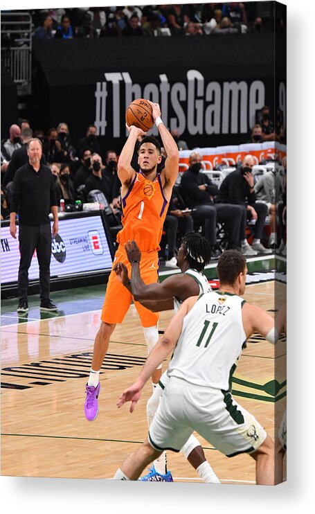 Devin Booker Acrylic Print featuring the photograph Devin Booker by Jesse D. Garrabrant