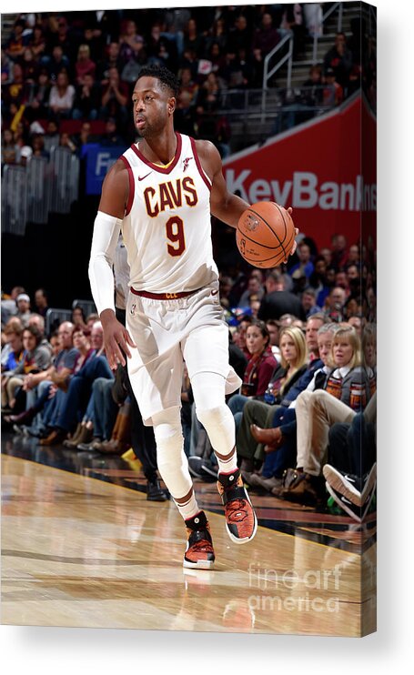 Dwyane Wade Acrylic Print featuring the photograph Dwyane Wade #3 by David Liam Kyle