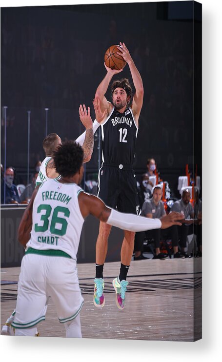 Nba Pro Basketball Acrylic Print featuring the photograph Joe Harris by Bill Baptist