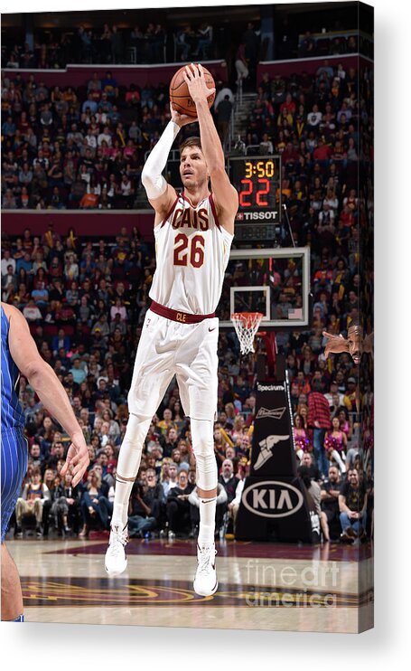 Kyle Korver Acrylic Print featuring the photograph Kyle Korver #3 by David Liam Kyle